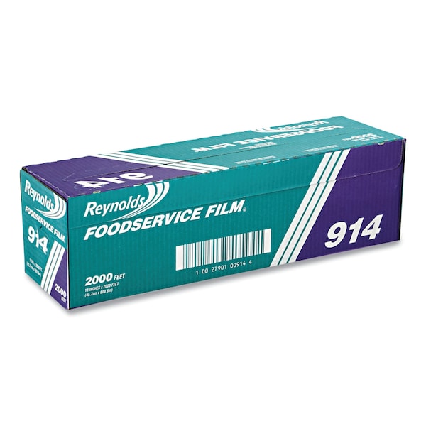 Reynolds Film Roll, Cutter Box, 18" x 2000ft, Clear - REY 914