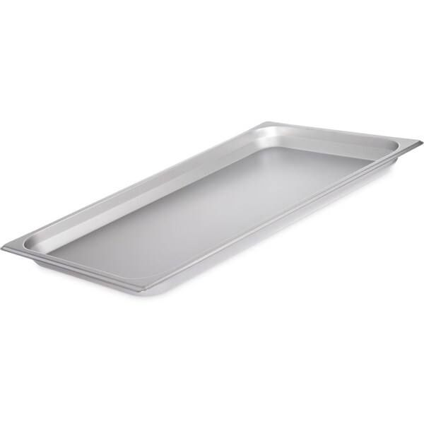Carlisle Foodservice Full-Sz Lt ga. SS Steam Table Pan, 1", PK6 - 607001