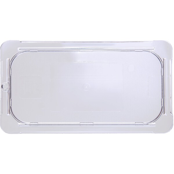 Carlisle Foodservice Univ Flat Lid, 1/3 Sz Food Pan PC, Clr, PK6 - 10276U07