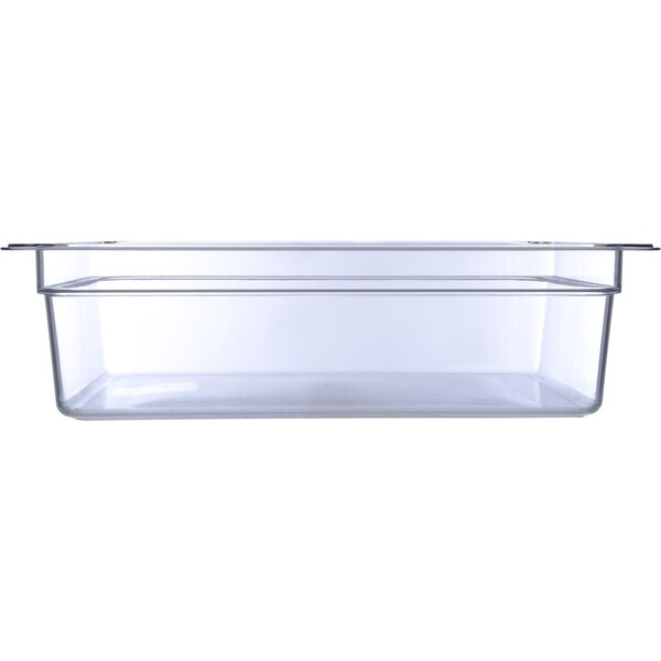 Carlisle Foodservice Full Food Pan PC, 6" D, Clr, PK6 - 10202B07