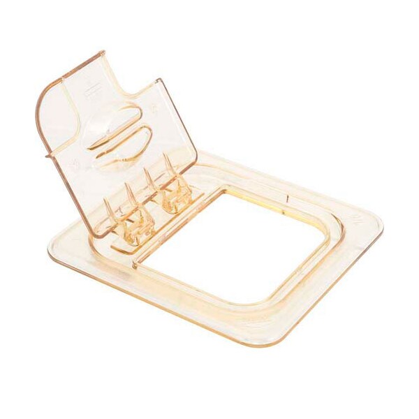 Cambro Lid, H-Pan , 1/6 Sz, Fliplid, Notch - 60HPLN-150