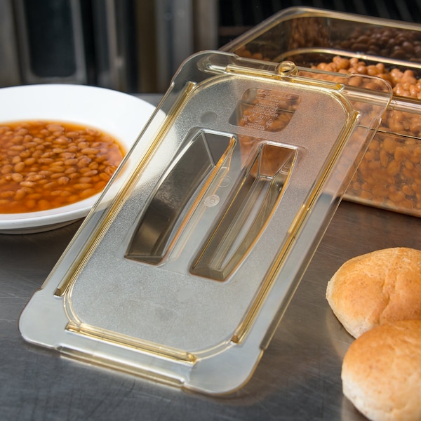 Carlisle Foodservice Univ Hndld Lid, 1/4 Food Pan HH, PK6 - 10490U13