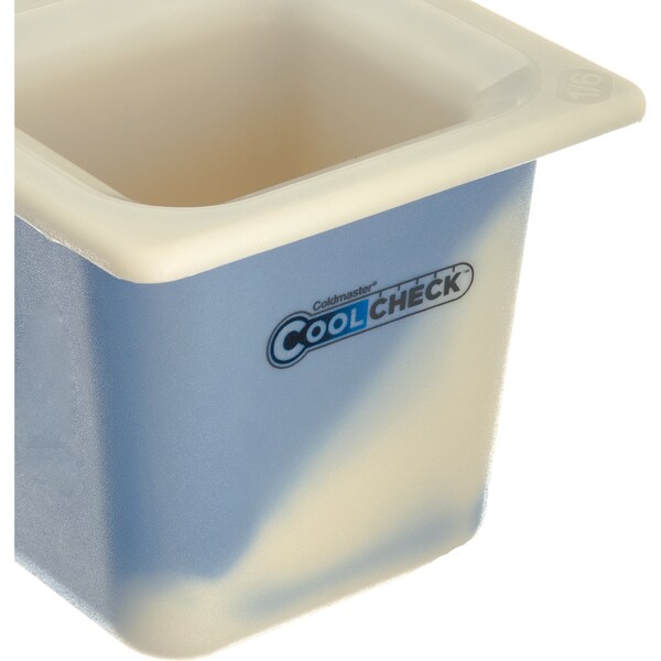 Carlisle Foodservice CoolCheck, 6" D, 1/6-Sz Food Pan, 1.6 qt. - CM1104C1402
