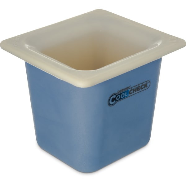 Carlisle Foodservice CoolCheck, 6" D, 1/6-Sz Food Pan, 1.6 qt. - CM1104C1402