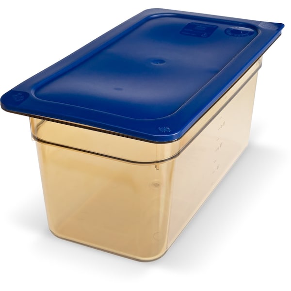 Carlisle Foodservice Food Pan HH, 6", DP, 1/3, Amber, PK6 - 3086213