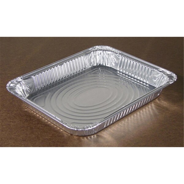 Happyholidays 0.5 in. Steam Table Pan Shallow, Silver, 100PK - HA2542261