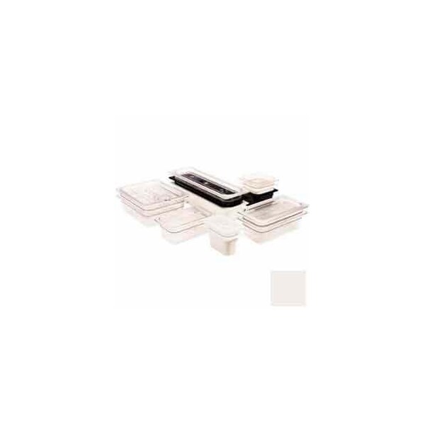 Cambro Cambro - Camwear Food Pan, Plastic, Full Size, 6" Deep, Polycarbonate, White, NSF - 16CW148