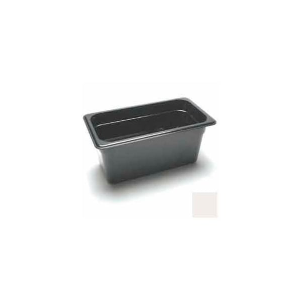 Cambro Cambro - Camwear Food Pan, 1/3 Size, 6" Deep, Polycarbonate, White, NSF - 36CW148