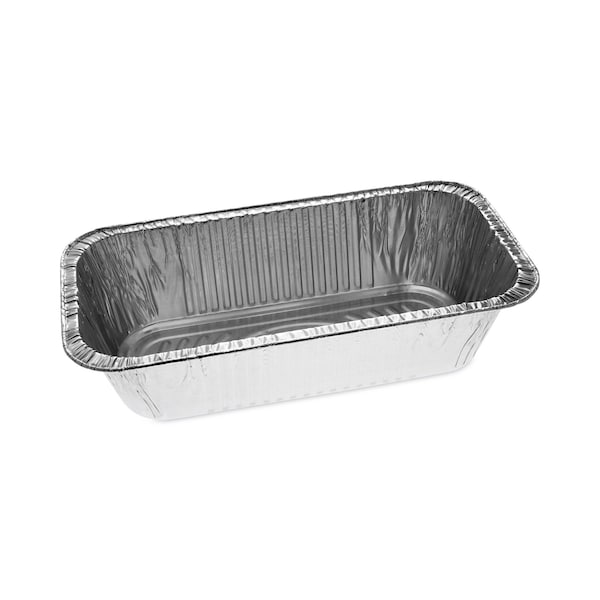Pactiv Evergreen Aluminum Steam Table Pan, One-Third Size Deep Loaf Pan, 3" Deep, 5.9 x 8.04, 200PK - Y6062XH