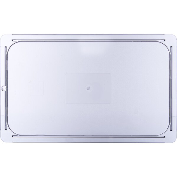 Carlisle Foodservice Univ Flat Lid, Full Sz Food Pan PC, Cl, PK6 - 10216U07