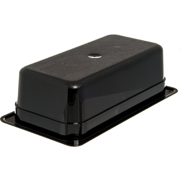 Carlisle Foodservice Food Pan HH, 4", DP, 1/3, Blk, PK6 - 3086103