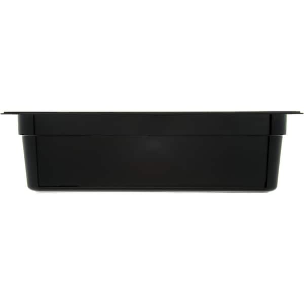 Carlisle Foodservice Full Food Pan PC, 6" D, Black, PK6 - 10202B03