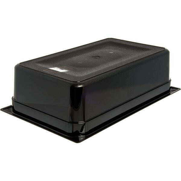 Carlisle Foodservice Full Food Pan PC, 6" D, Black, PK6 - 10202B03