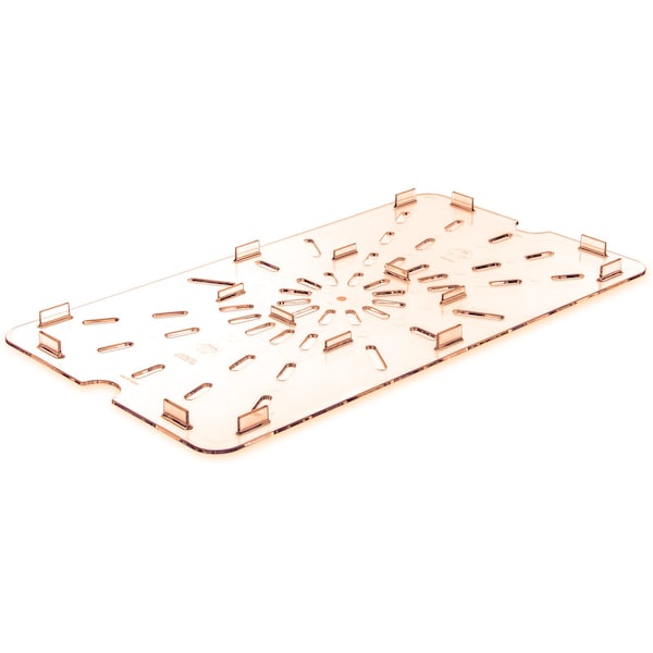 Carlisle Foodservice Drain Grate, Food Pan HH, Full, Ambr, PK6 - 1041513
