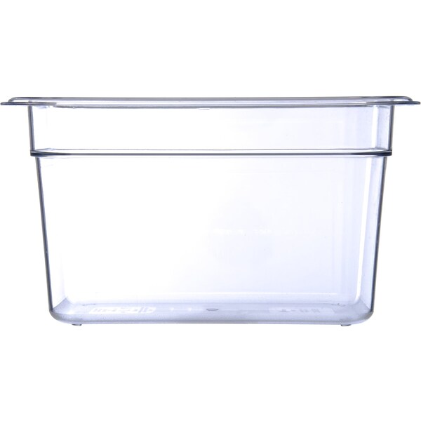 Carlisle Foodservice Food Pan PC, 6", DP, 1/4, Clr, PK6 - 3068207