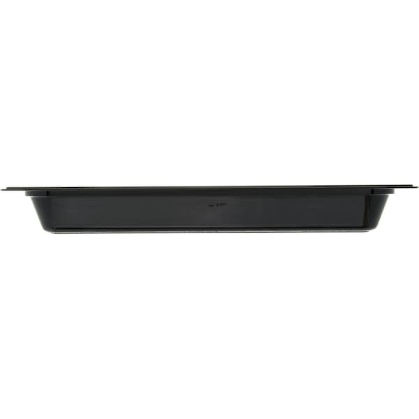 Carlisle Foodservice Full Food Pan PC, 2.5" D, Black, PK6 - 10200B03