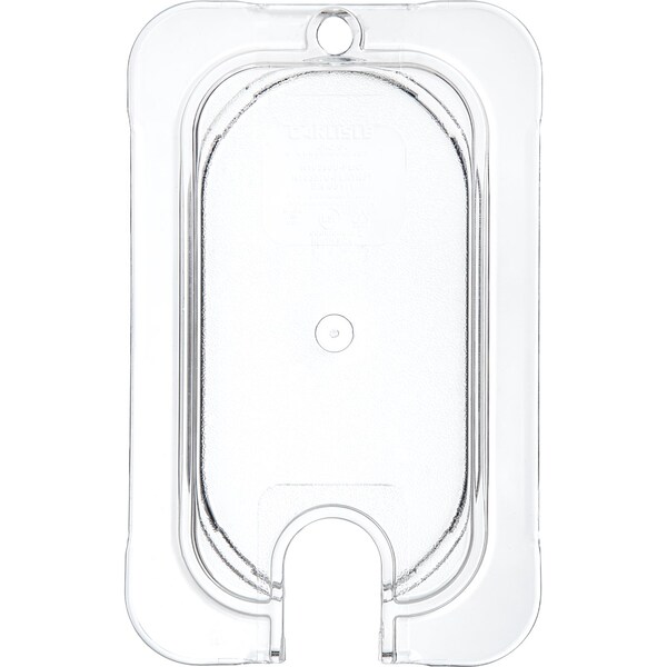 Carlisle Foodservice Univ Flat Notchd Lid, 1/9 Food Pan, Cl, PK6 - 10337U07
