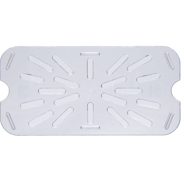 Carlisle Foodservice Drain Grate, Food Pan PC, 1/4, Clr, PK6 - 3069507