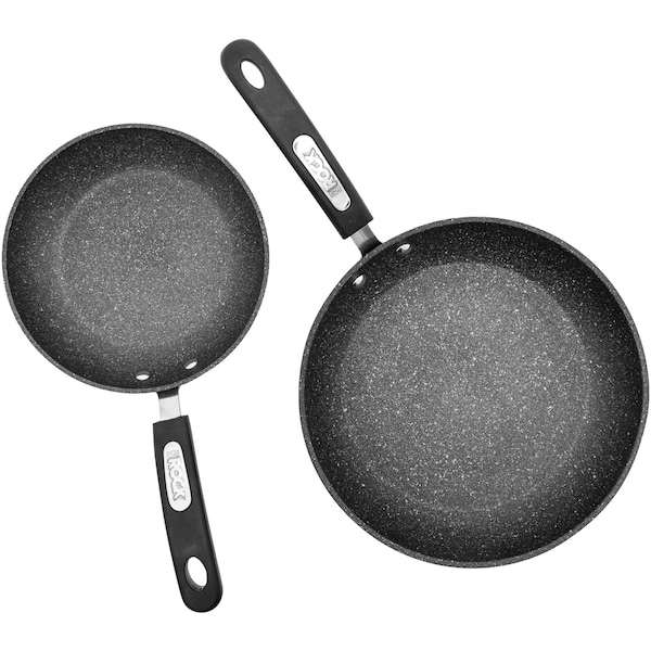 The Rock By Starfrit THE ROCK by Starfrit Set of 2 Fry Pans with Bakelite Handles - 060740-002-0000