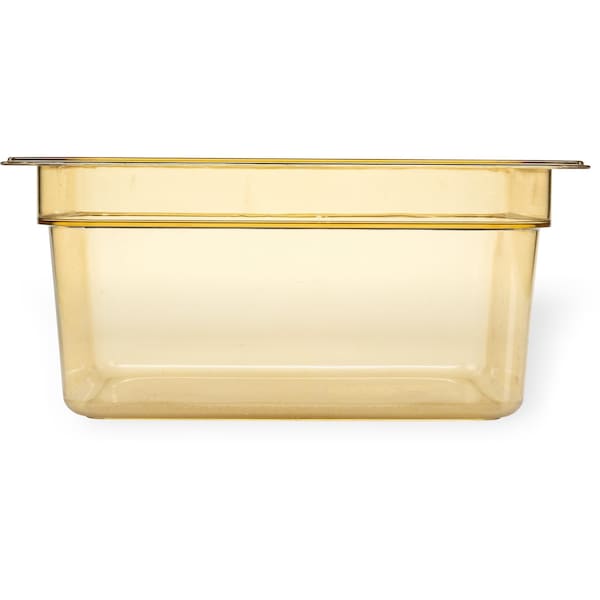 Carlisle Foodservice Half Size Food Pan HH, 6" D, Amber, PK6 - 10422B13