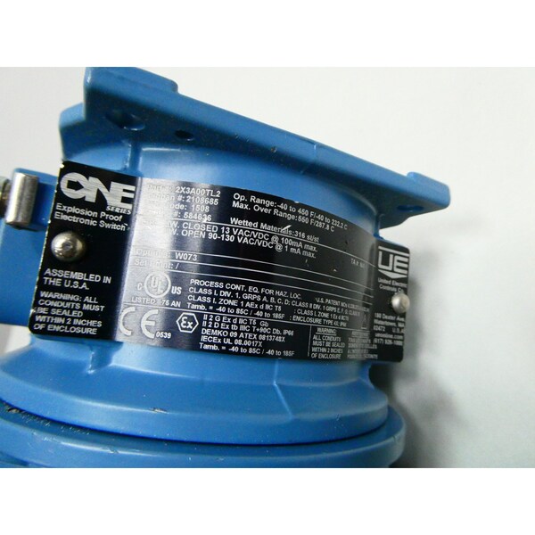 Ue Electric SWITCH -40-450F 90-130V-AC 90-130V-DC CONTROLADOR DE TEMPERATURA - 2X3A00TL2 W073