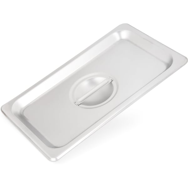 Carlisle Foodservice DuraPan, 1/4, SS, Steam Tbl Pan Cover, PK6 - 607140C