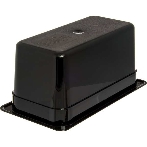 Carlisle Foodservice Food Pan PC, 6", DP, 1/3, Blk, PK6 - 3066203