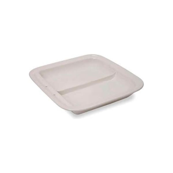 Vollrath Co Vollrath Intrigue Divided Porcelain Food Pan, 49136, 3.7 Quart Capacity - 49136