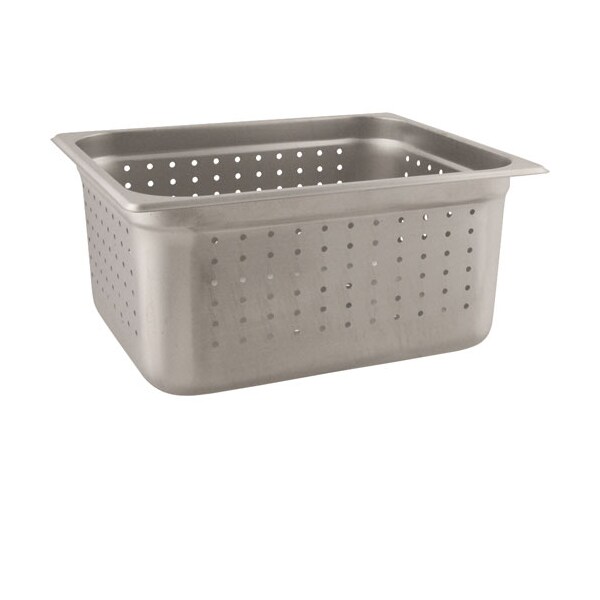 Browne Foodservice Pan, Steam , Half, 6"D, Perf, Ss - 22126P