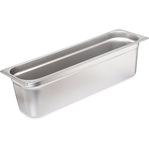 Carlisle Foodservice DuraPan, Hlf Lng, Lt Ga., SS Pan 6", PK6 - 60700HL6