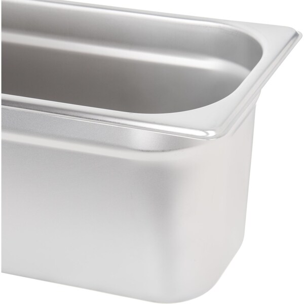 Carlisle Foodservice DuraPan, Hlf Lng, Lt Ga., SS Pan 6", PK6 - 60700HL6