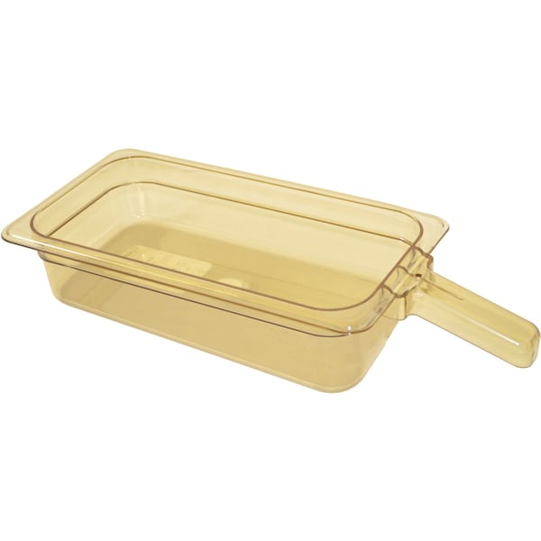 Carlisle Foodservice Food Pan HH w/1 Hdl, 1/3 Sz, 4" D, PK6 - 30861H13