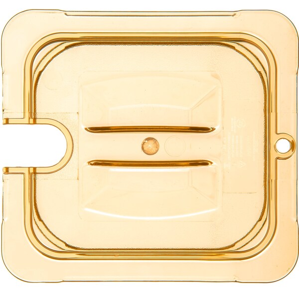 Carlisle Foodservice Univ Hndl Notchd Lid, 1/6 Food Pan HH, PK6 - 10511U13