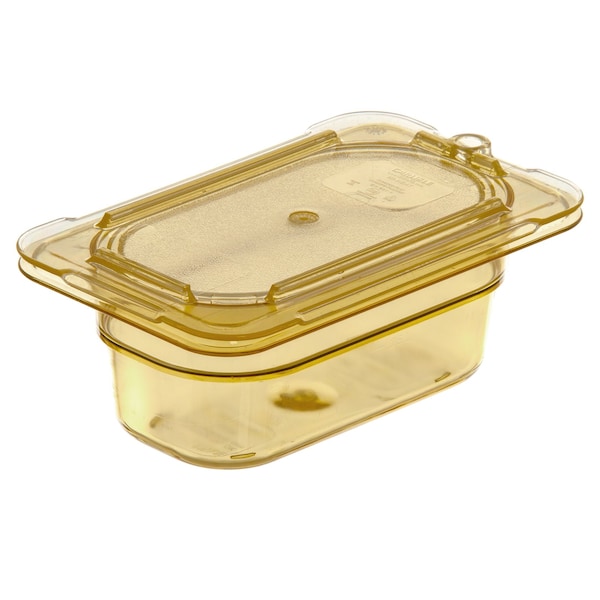 Carlisle Foodservice Univ Flat Lid, 1/9 Sz Food Pan HH, PK6 - 10536U13