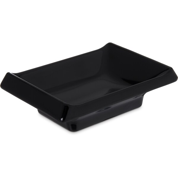 Carlisle Foodservice Melamine Japan Ramekin, 2 oz., Blk, PK48 - 086403