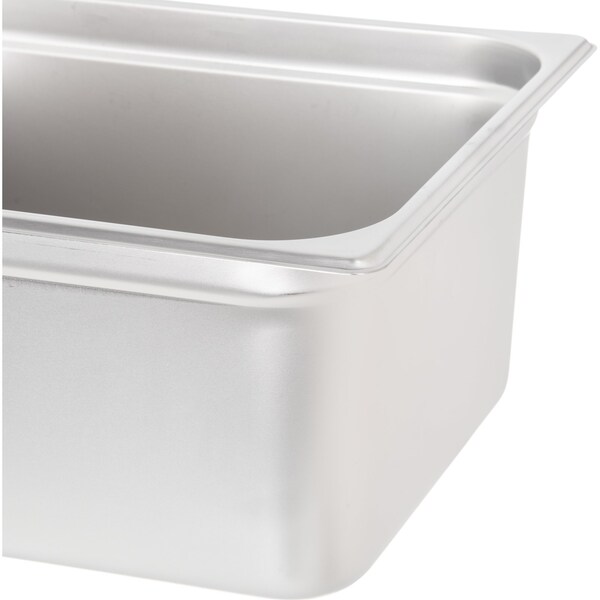 Carlisle Foodservice Half Lt ga., SS Steam Table Pan, 6", PK6 - 607126
