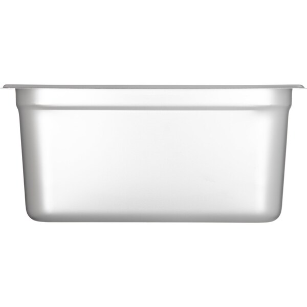 Carlisle Foodservice Half Lt ga., SS Steam Table Pan, 6", PK6 - 607126