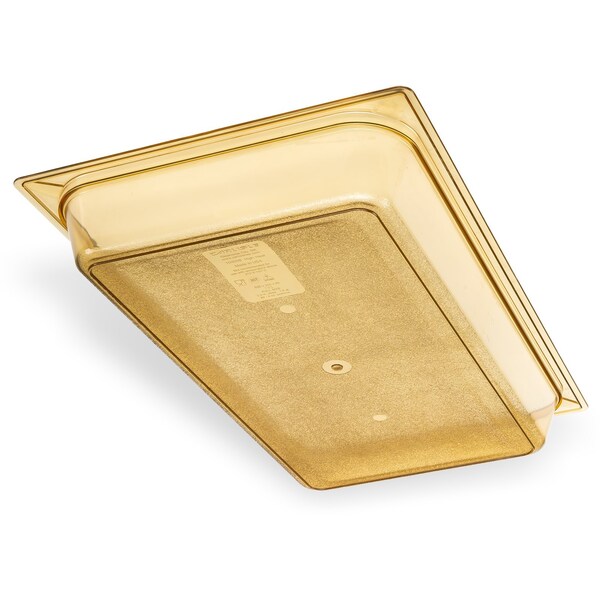 Carlisle Foodservice Full Food Pan HH, 2.5" D, Amber, PK6 - 10400B13