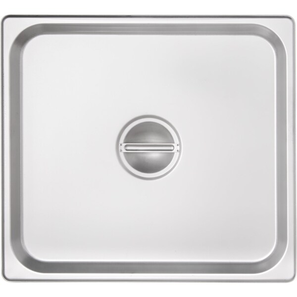 Carlisle Foodservice DuraPan, 2/3, SS, Steam Tbl Pan Cover, PK6 - 607230C