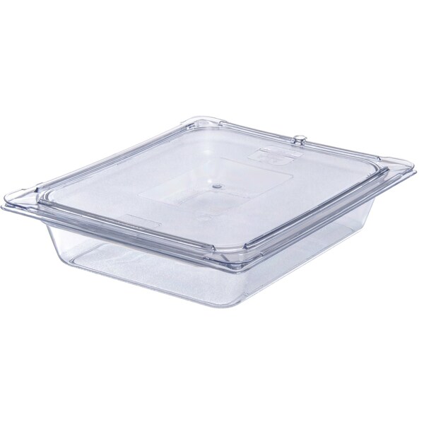 Carlisle Foodservice Univ Flat Lid, Half Food Pan PC, Cl, PK6 - 10236U07