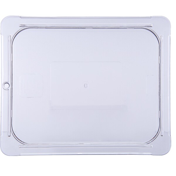 Carlisle Foodservice Univ Flat Lid, Half Food Pan PC, Cl, PK6 - 10236U07