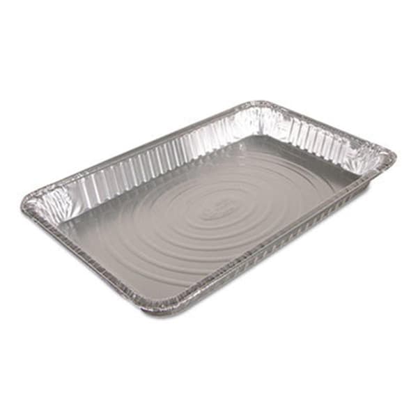 Pactiv Ribbed Full Size Aluminum Steam Pan, 40 Per Carton, 40PK - Y6120XH