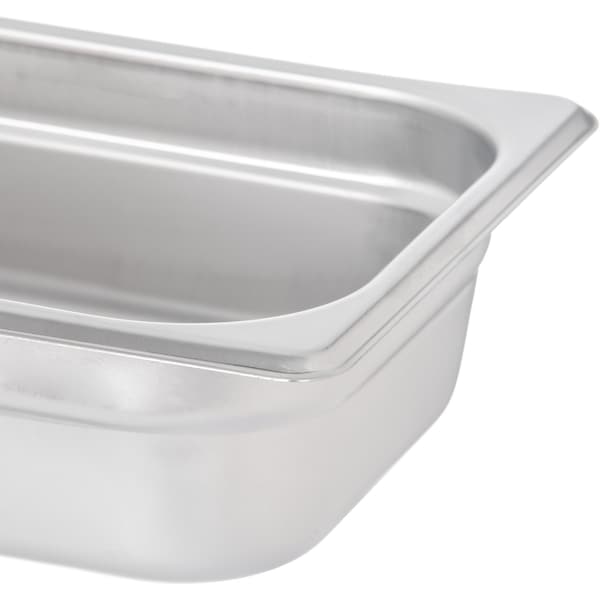 Carlisle Foodservice Lt Ga. SS Steam Table Pan, 1/3, 2.5", PK6 - 607132