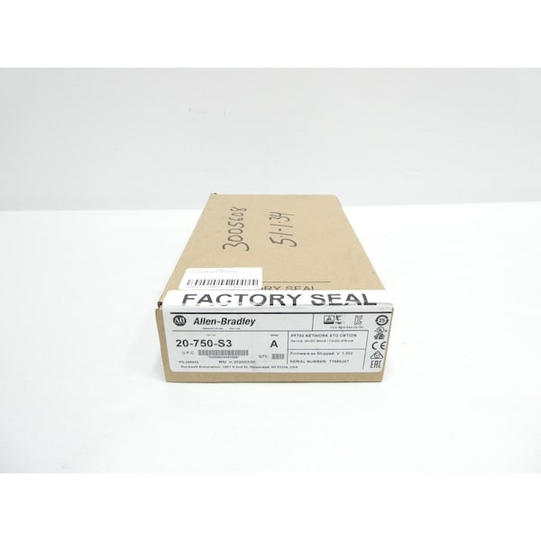 Allen Bradley TARJETA DE RED DE SEGURIDAD POWERFLEX 750 SERIE A TARJETA DE CIRCUITO IMPRESO PCB - 20-750-S3