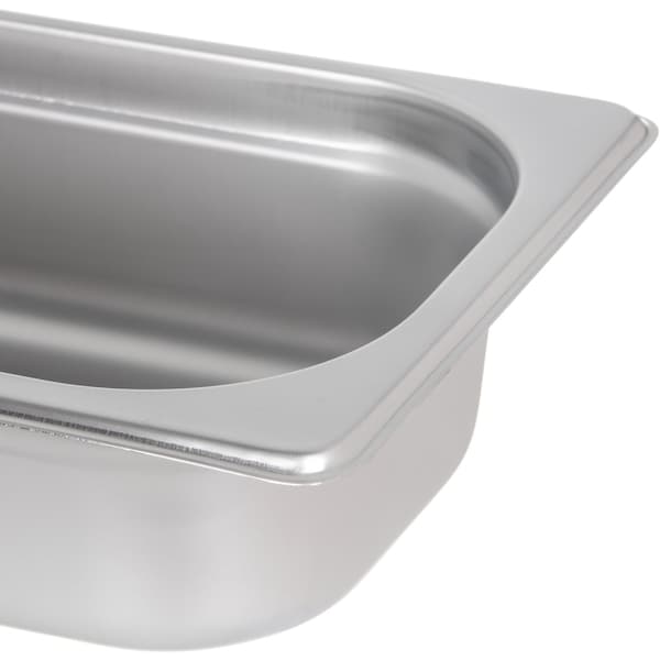 Carlisle Foodservice DuraPan, Hlf Lng, Lt Ga., SS Pan, 2.5", PK6 - 60700HL2