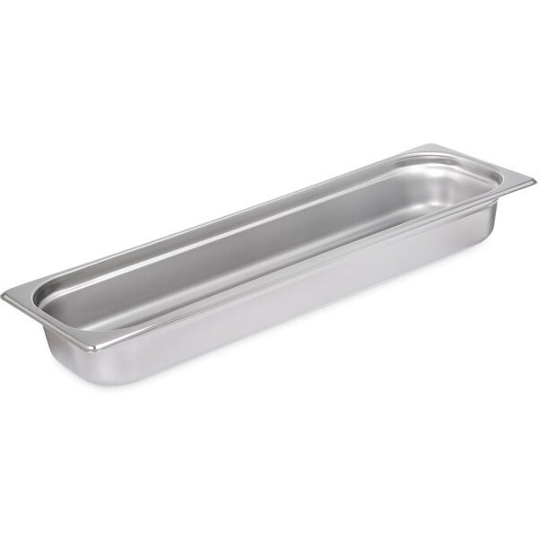 Carlisle Foodservice DuraPan, Hlf Lng, Lt Ga., SS Pan, 2.5", PK6 - 60700HL2