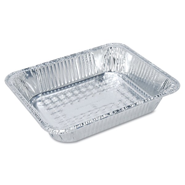 Hfa Aluminum Steam Table Pans, Half-Size Shallow, 1.69in. Deep, 10.38 x 12.75, 100PK - 32035