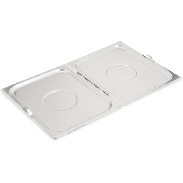 Carlisle Foodservice DuraPan, Full, SS, Steam Cntr Hngd Covr, PK6 - 607000H