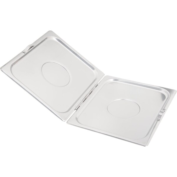 Carlisle Foodservice DuraPan, Full, SS, Steam Cntr Hngd Covr, PK6 - 607000H