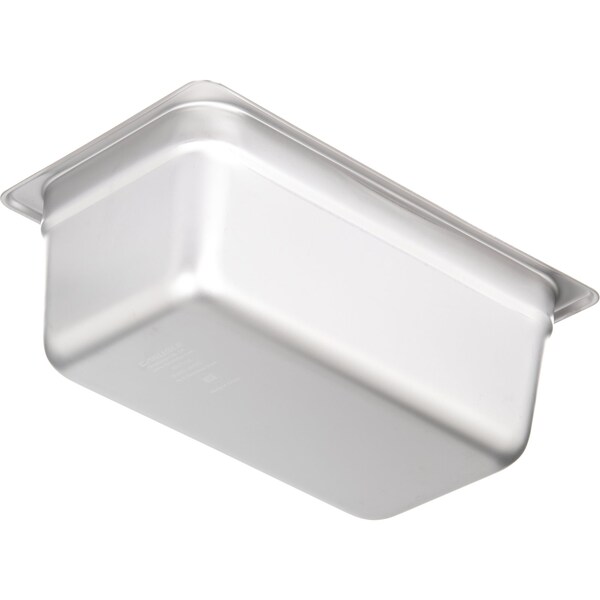 Carlisle Foodservice Qtr-Sz Lt Ga. SS Steam Table Pan, 4", PK6 - 607144